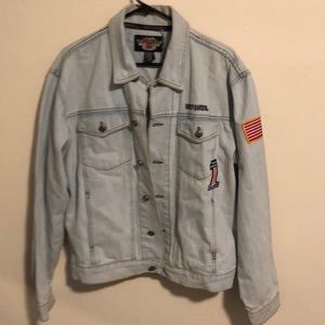 Harley-Davidson Jean Jacket w/ Evil Knievel logo